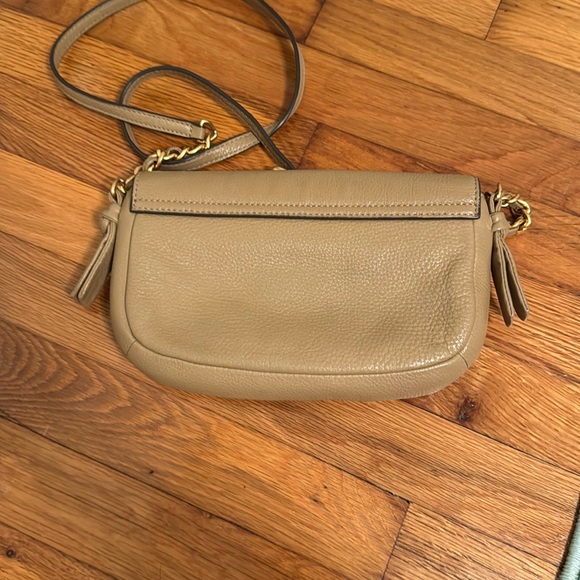Tory Burch Tan Leather Crossbody Bag - Picture 8 of 12